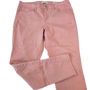 Jessica Simpson Pink Ankle Jeans Size 10/30